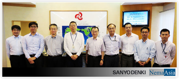 Sanyo Denki Japan visits Nematron Asia office to further enhance sales cooperation in the region